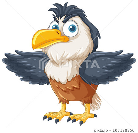 Owl with Open Wings 105128556