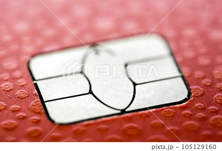 Credit card micro chip Credit card micro chip 105129160