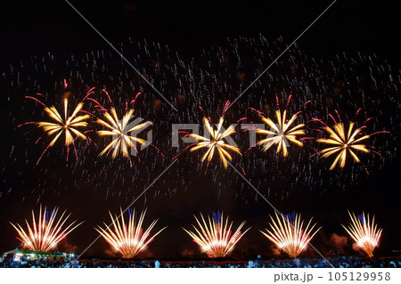 うつのみや花火大会 2019年08月10日(土) 栃木県 宇都宮市 鬼怒川 道場宿緑地 105129958