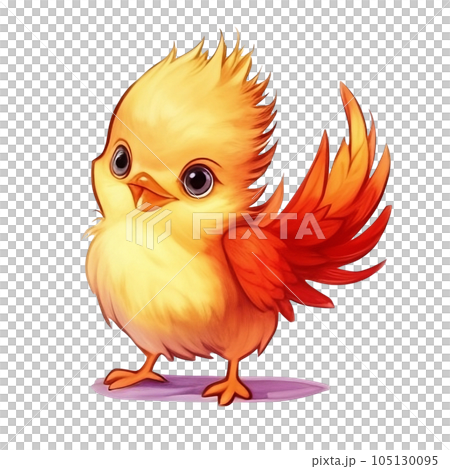 Watercolor Illustration of Cartoon Happy Pheasant Chicks Watercolor Illustration of Cartoon Happy Pheasant Chicks 105130095