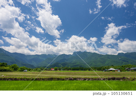 白州町の農村風景 北杜市 原風景 白州町の農村風景 北杜市 原風景 105130651