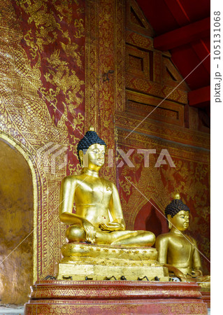 ワット・プラシン寺院のシヒン仏（タイ・チェンマイ県） 105131068