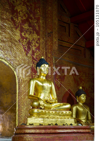 ワット・プラシン寺院のシヒン仏（タイ・チェンマイ県） 105131070
