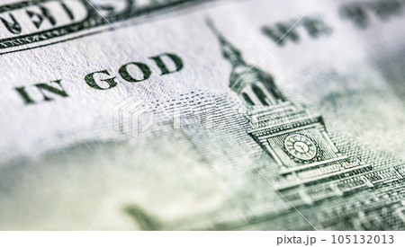 Macro view of one hundred dollars bill Macro view of one hundred dollars bill 105132013