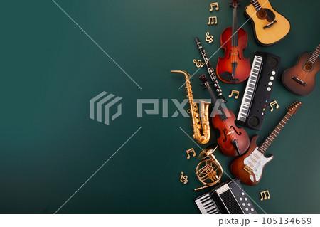 Back to music school concept. Music lesson school education concept, Back to music school concept. Music lesson school education concept, 105134669