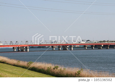 国道357号の市川大橋 国道357号の市川大橋 105136502