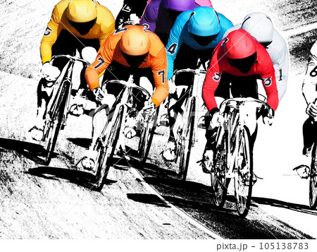 自転車競技のアップ 105138783