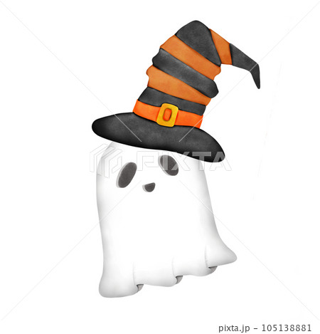 little ghost on halloween little ghost on halloween 105138881