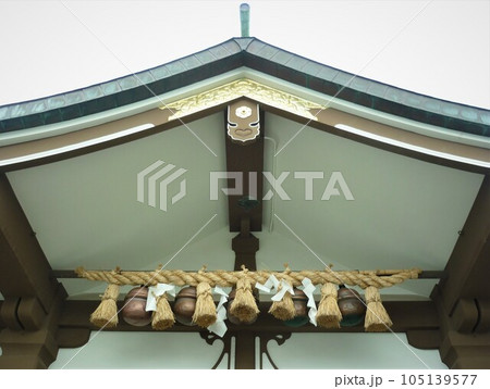 亀山八幡宮の本殿の屋根 亀山八幡宮の本殿の屋根 105139577