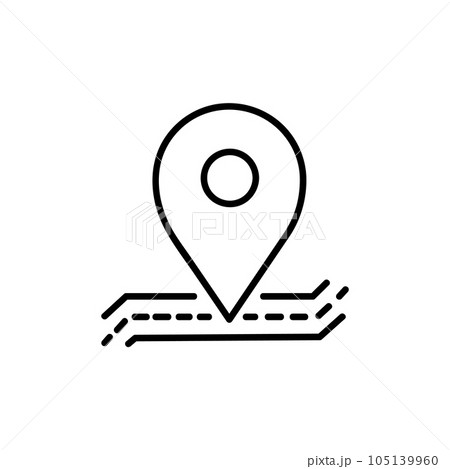 Placeholder Vector Icon, Outline style, isolated on white Background. 105139960