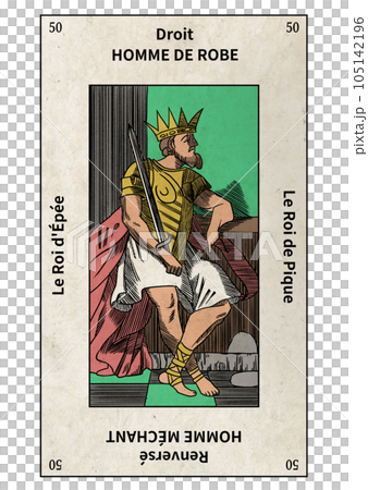 Eteiya version Tarot Minor Arcana 50 King of Swords Eteiya version Tarot Minor Arcana 50 King of Swords 105142196