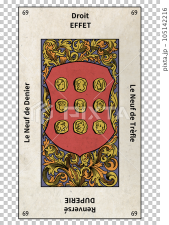 Eteiya version Tarot 69 of Minor Arcana 9 of Pentacles Eteiya version Tarot 69 of Minor Arcana 9 of Pentacles 105142216