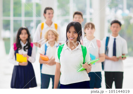 Kids back to school. Group of children. Kids back to school. Group of children. 105144019