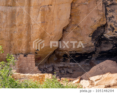 Sunny view of the historical ruins in Mesa Verde National Park Sunny view of the historical ruins in Mesa Verde National Park 105146204