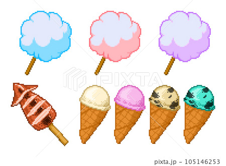 夏のピクセルアート 105146253