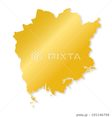 岡山県地図 105146799