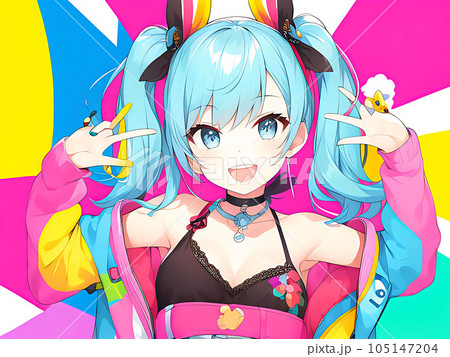 女の子のイラスト素材 女の子のイラスト素材 105147204