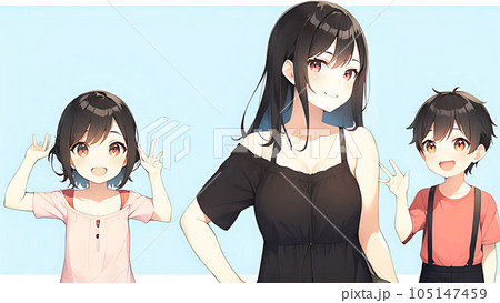 女の子のイラスト素材 女の子のイラスト素材 105147459