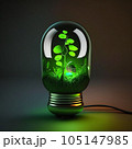 Energy saving eco lamp. AI generative 105147985