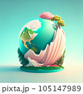 Environment  save clean planet  ecology concept. AI Generative 105147989