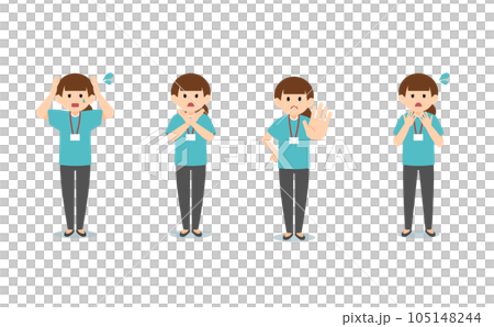 Women in business casual clothes Variation set 2 105148244