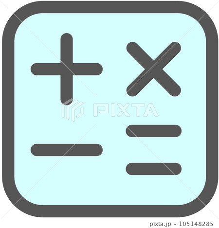 ミニミニカラーアイコン　計算記号 105148285