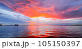 sunset over water Phuket thailand 105150397