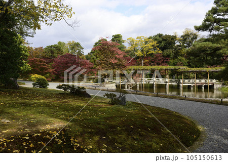 京都仙洞御所 南池の紅葉 京都仙洞御所 南池の紅葉 105150613