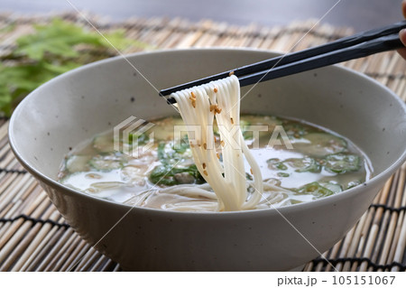 冷や汁　　麺　そうめん　箸あげ 105151067