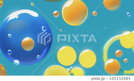 カジュアルな水玉模様の壁紙 105152085