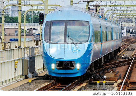 小田急線 特急ロマンスカーMSE 登戸駅 小田急線 特急ロマンスカーMSE 登戸駅 105153132