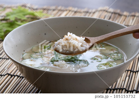 冷や汁　ご飯　冷汁　汁かけご飯 105153732