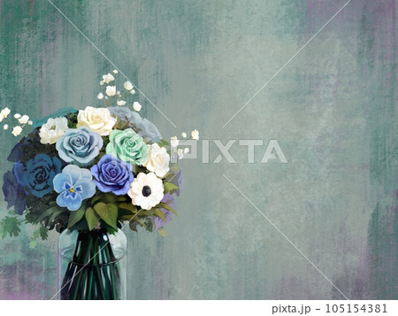 フラワーアレンジメントの背景素材 105154381