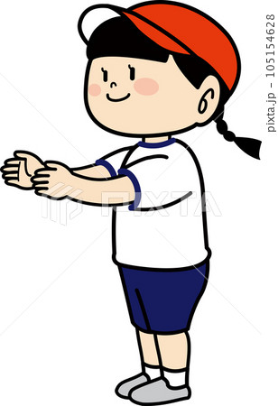 前ならえの女の子1 105154628