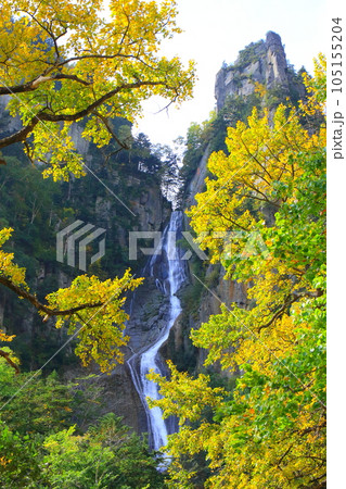 秋の銀河の滝（層雲峡・大雪山国立公園） 105155204