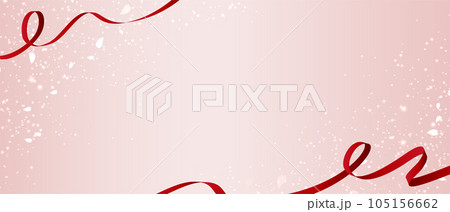 ゴージャスな光粒とリボンの背景 105156662