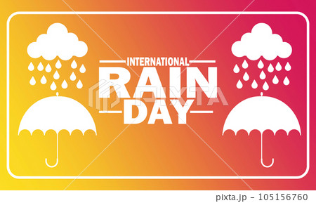 International Rain Day 105156760