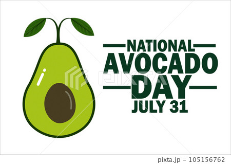 National Avocado Day Vector illustration 105156762