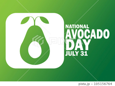 National Avocado Day Vector Template Design Illustration 105156764