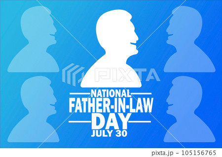 National Father In Law Day Vector illustration 105156765
