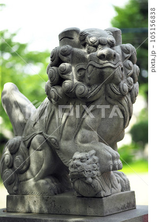高崎市 新町 於菊稲荷神社 狛犬 高崎市 新町 於菊稲荷神社 狛犬 105156838
