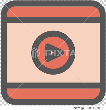 迷你迷你彩色圖標視頻應用 105157033