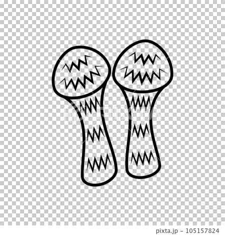 Illustration of matsutake mushroom Illustration of matsutake mushroom 105157824