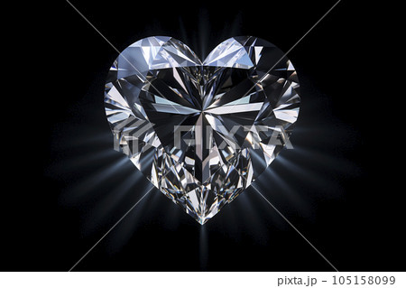 ダイヤモンド ハートシェイプカット 105158099