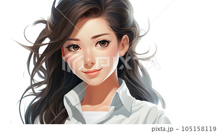 大人の女性、adult woman(generative ai)のイラスト素材 [105158119