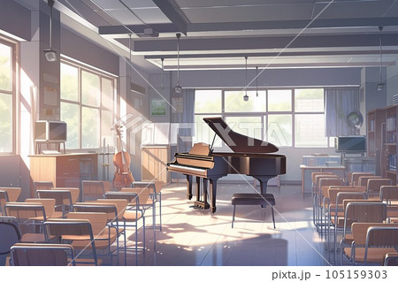 学校関係の背景イラスト 105159303