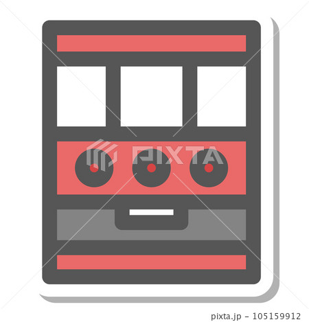 ステッカー風ミニミニアイコン　スロット 105159912