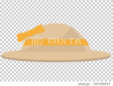 草帽。矢量圖 105160054