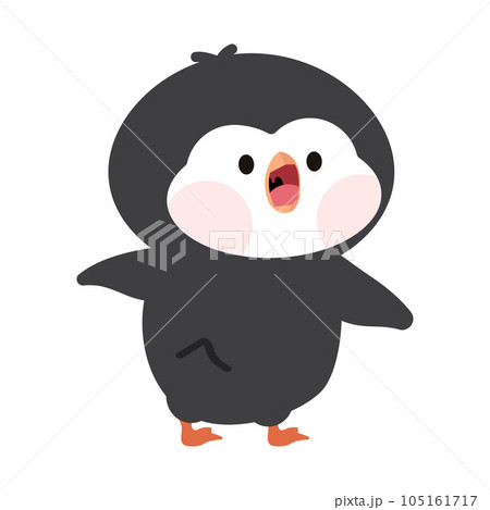 cute animal  baby penguin cartoon 105161717