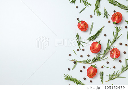 Seasoning and spices, rosemary, concept of seasoning Seasoning and spices, rosemary, concept of seasoning 105162479